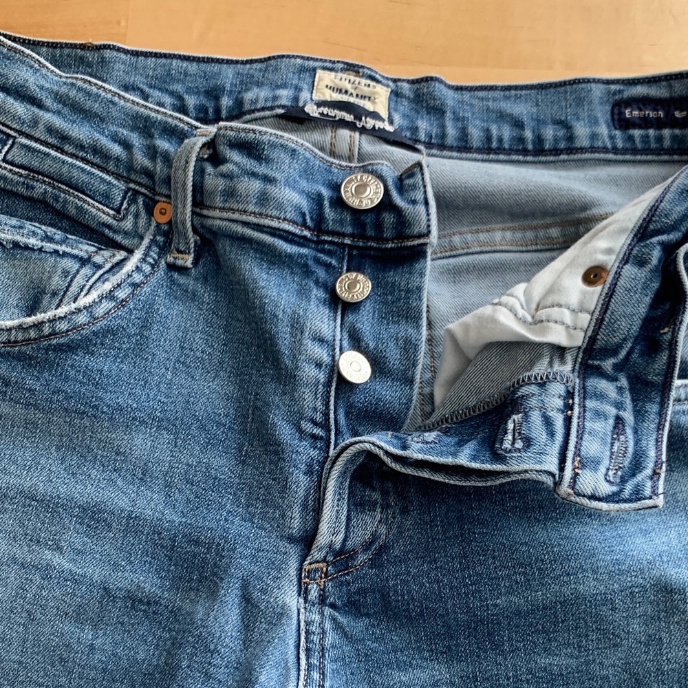 Citizens Of Humanity Classic Blue Straight Jeans - Picture 3 of 12